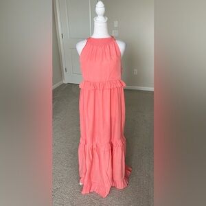 NWT Cutemoot Peach Maxi Dress Size Medium